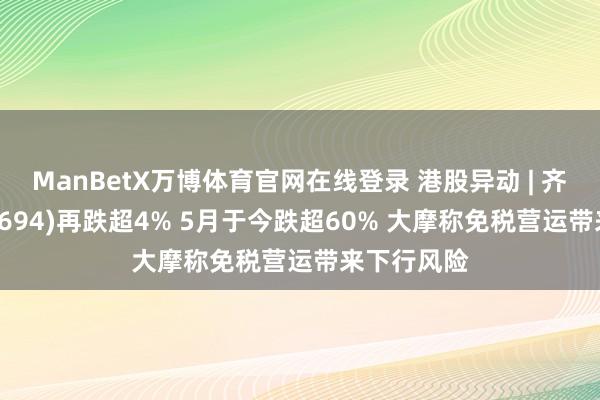 ManBetX万博体育官网在线登录 港股异动 | 齐门机场(00694)再跌超4% 5月于今跌超60% 大摩称免税营运带来下行风险